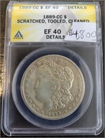 1889 CC ANACS XF40