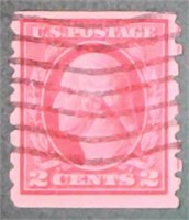 1912-14 Scott# 413 Washington Coil Stamp