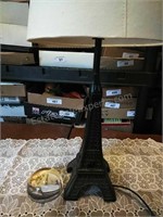 Eiffel tower lamp 21"and punch studio Crystal