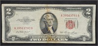 1953 $2 Red Seal Legal Tender Bank Note