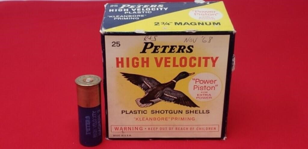 Peters 12ga 2 3/4 Mag 25 Round Ammo