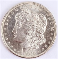 Coin 1878-S  Morgan Silver Dollar BU DMPL