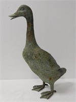 Life Size Duck Bronze Sculpture Statue 16"