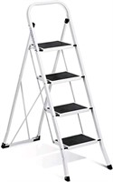 Delxo 4 Step Alloy Steel Folding  Ladder