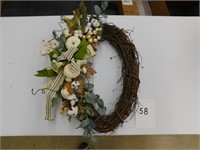 New One Of A Kind Fall Wreath, By Gailes Gallery
