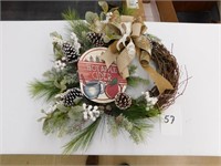New One Of A Kind Winter Wreath, By Gailes