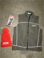 size L u-haul vest,hat & item