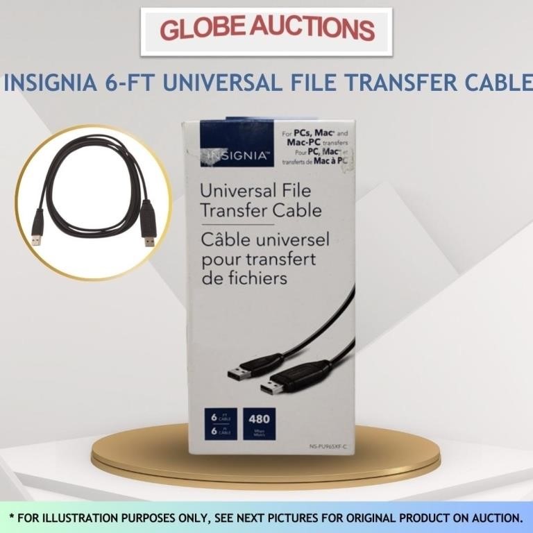 INSIGNIA 6-FT UNIVERSAL FILE TRANSFER CABLE