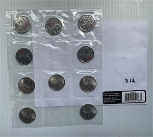 Second Circulation 2013 Coin 10 Pack