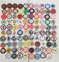 98 Mixed Foreign And Domestic Casino Chips