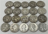 (20) Silver Quarters (1950-1955)