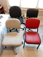 4 Office Chairs