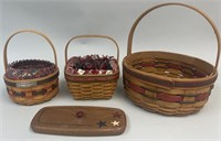 3 - USA  American Longaberger Baskets - Inaugural,