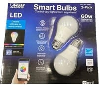 FEIT ELECTRIC 60W LED SMART BULBS 2 PACK RET.$30