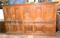 Gothic Oak Cabinet