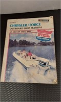 Chrysler/Force outboard shop manual