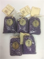 Lot of 5 New 6oz Bags of Lilac Candle Drops