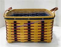 Large 2002 Longaberger Handled Basket