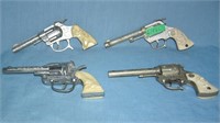 Group of vintage western themed cap guns