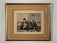 Daumier French Court Room
