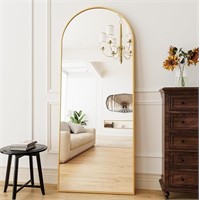 Full Length Mirror, 70"x26", Gold