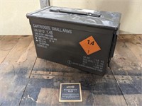 - Vintage Army Cartridge Ammunitions Box 3