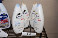 4- dove body wash