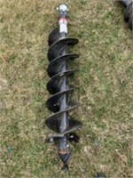 Heavy duty 9" Auger, 46"long, 32" arm