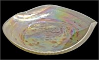 Murano Art Glass Iridescent Centerpiece Bowl