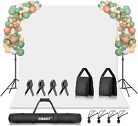 EMART Photo Backdrop Stand 10x8.5ft  White
