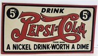 Pepsi cola sign