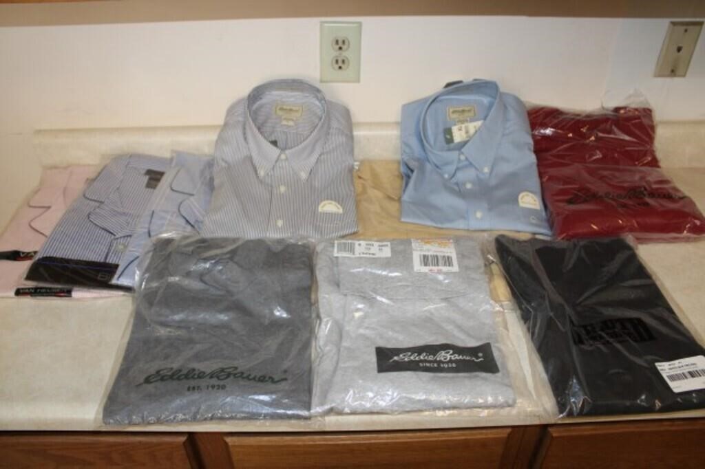 Clothing Lot: Men's New Shirts and Tops