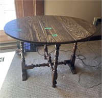 Table with drop leaf sides