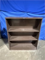 Borroughs metal shelving unit, dimensions are 36