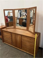Mid Century Style Dresser Solid Wood