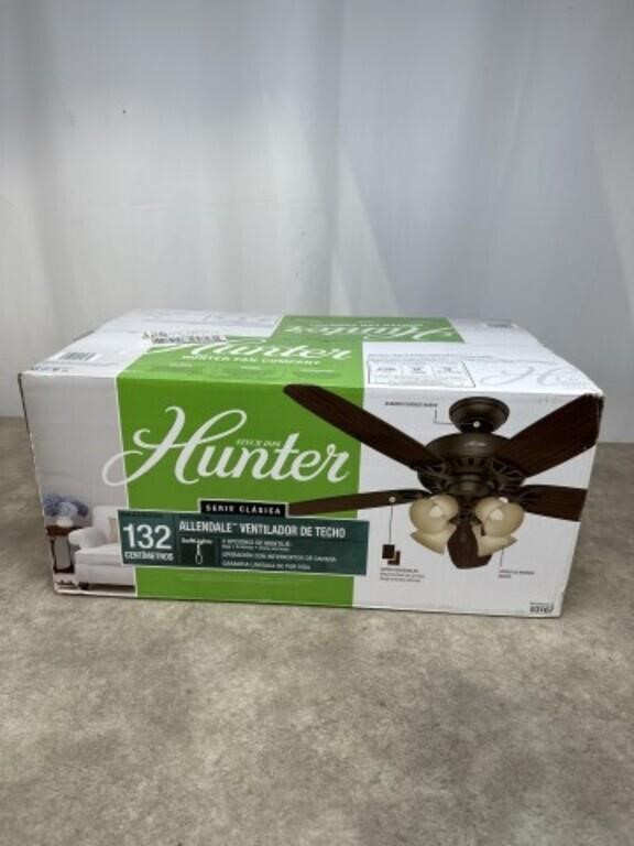 Hunter 52 inch allendale ceiling fan, in original