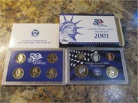 2001 US Proof Set with State Quarters