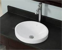 PORCELAIN LAVATORY SINK 17 7/8" X 17 7/8"