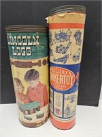 Vintage Tinker Toys & Lincoln Logs