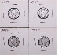 4 MERCURY DIMES