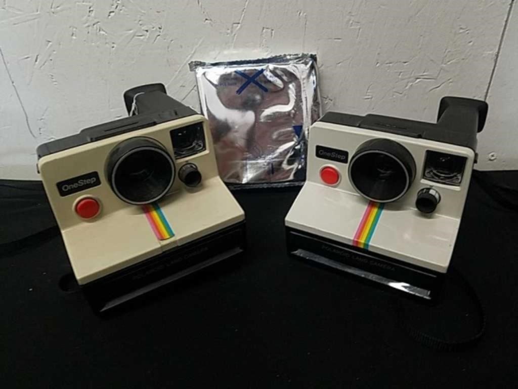 Vintage Polaroid land cameras
