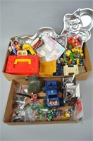 Toy & Collectibles Lot w/ Astrosniks, Cake Pans