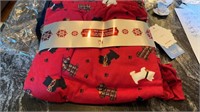 Sz M 100% cozy cotton flannel 2 Pack. Full length