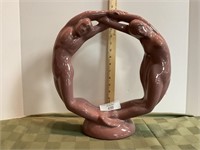 Large Circle of Love  Statue 15" Tall