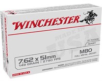 Winchester Ammo WM80 USA M80 Lake City 7.62x51mm N