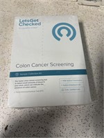 Colon cancer screening sample collection kit