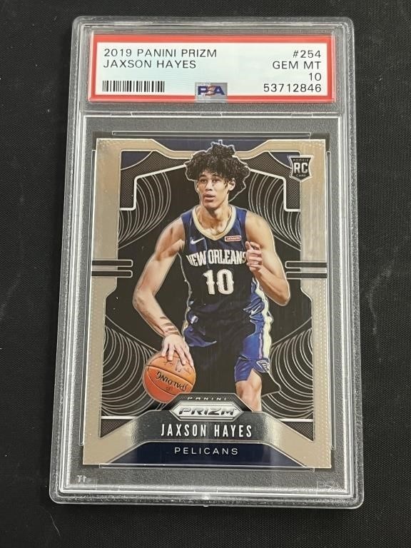 2019 Panini Prizm Jaxson Hayes PSA 10