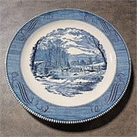 Carrier & Ives 12" plate