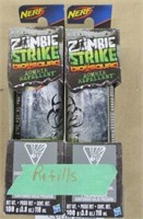 2 Nerf Zombie Strike Repellent Refills