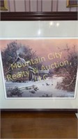 Ted Blaylock- signed Print- 1 of 2 winter scene